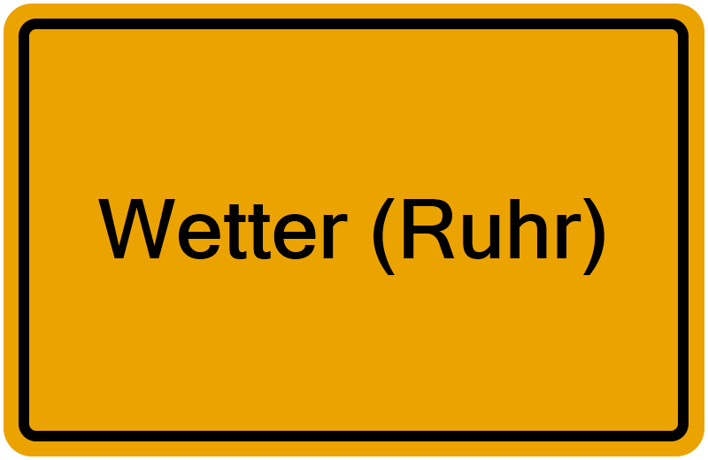 Handelsregisterauszug Wetter (Ruhr)